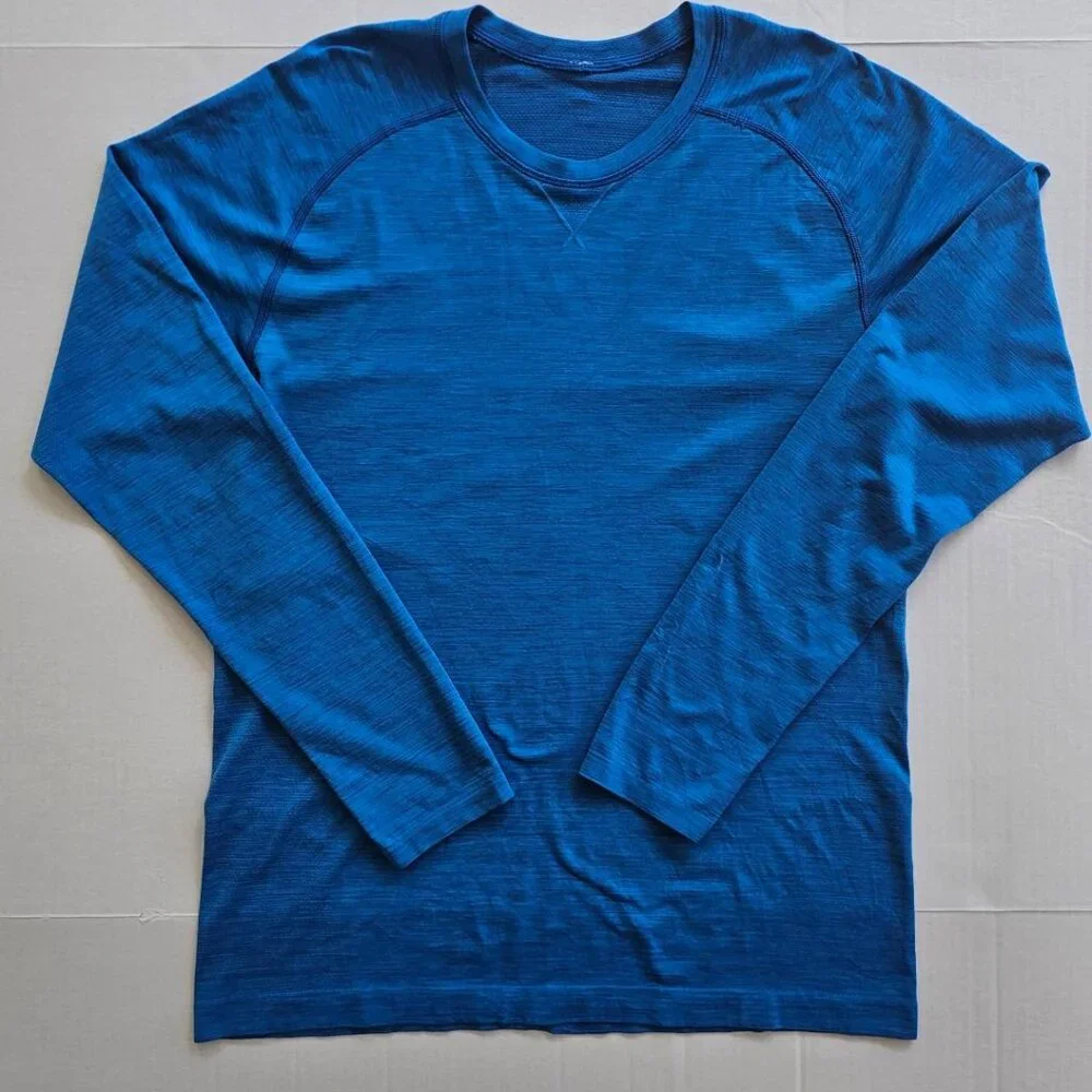 Lululemon Men’s Training + Everyday Long Sleeve Performance Tee | Blue‎ | Size M